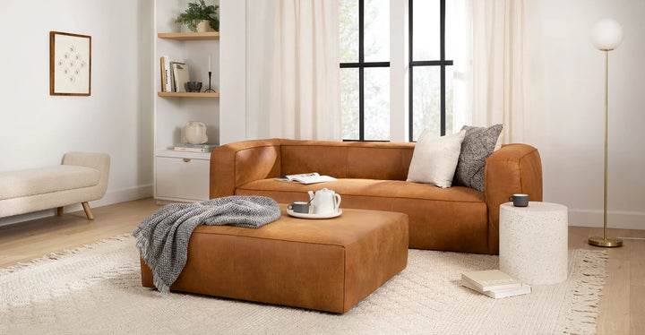 Cigar Rawhide Tan Sofa