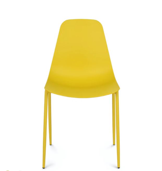 Svelti Daisy Yellow Dining Chair Set Of 2