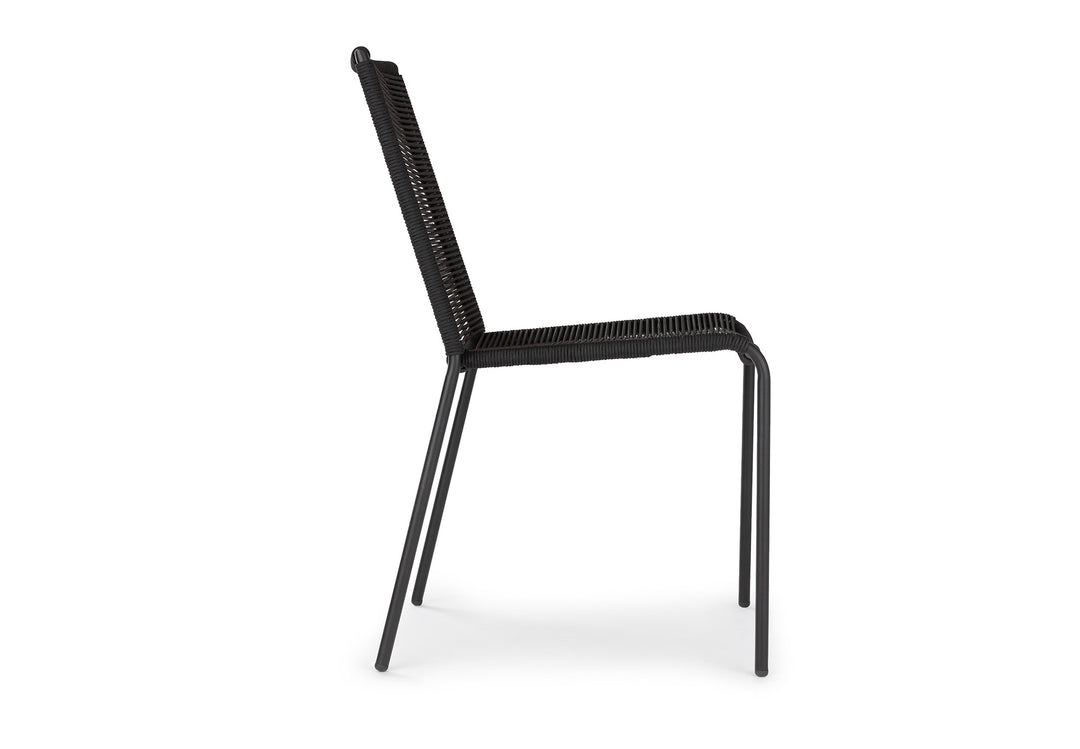 Zina Ember Black Dining Chair