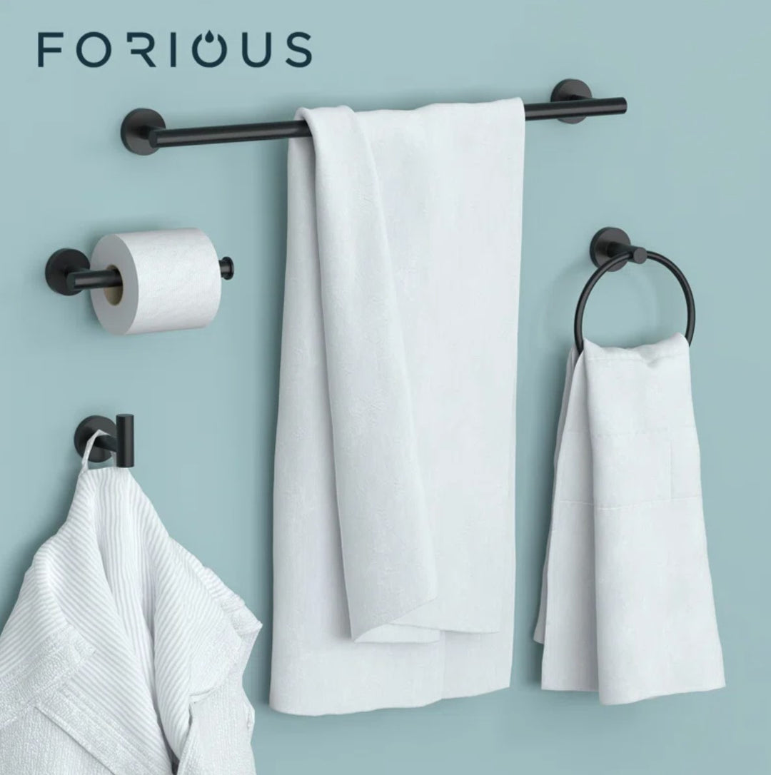 WW0216B 6 Piece Bathroom Hardware Set
