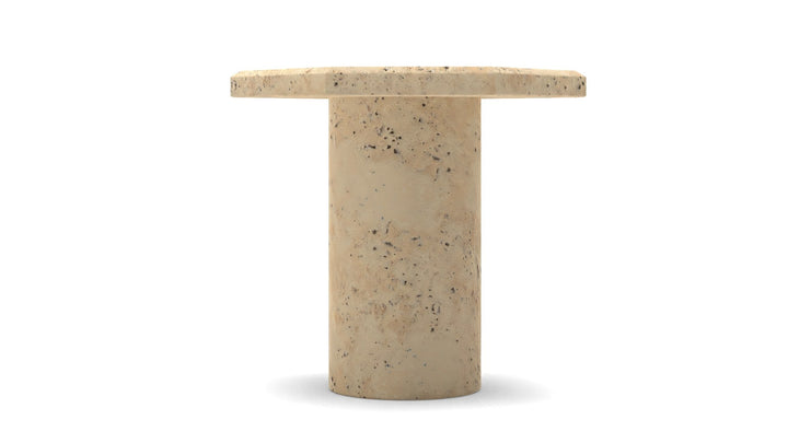 ROCA TRAVERTINE PILLAR CANDLE STANDS LARGE