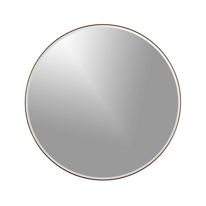 Edge Brass Round 30" Wall Mirror