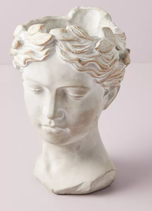Grecian Bust Pot