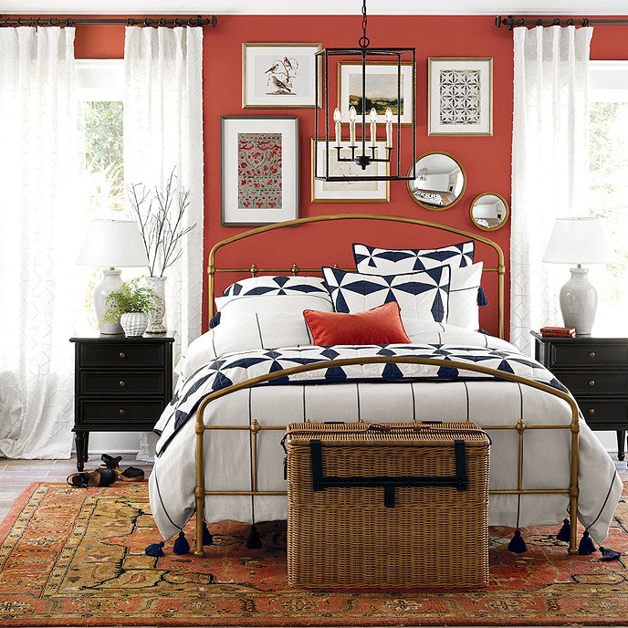 Textile Sketch Art Print II With Frame