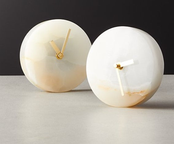 ONYX TABLE TOP CLOCK