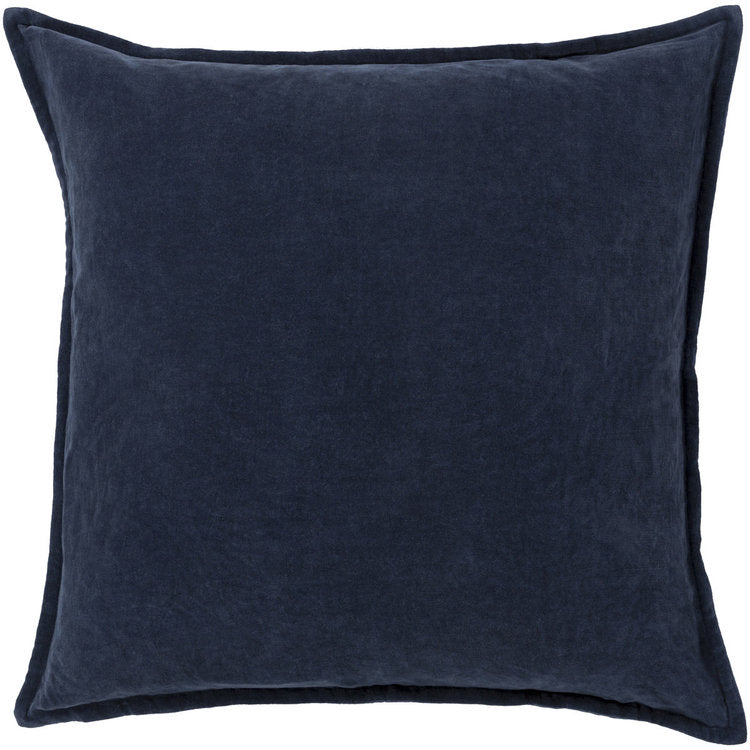 Cotton Velvet Pillow Polyster With Insert 18"x18"