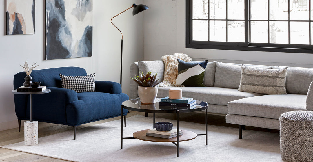 Abisko Aurora Blue Lounge Chair