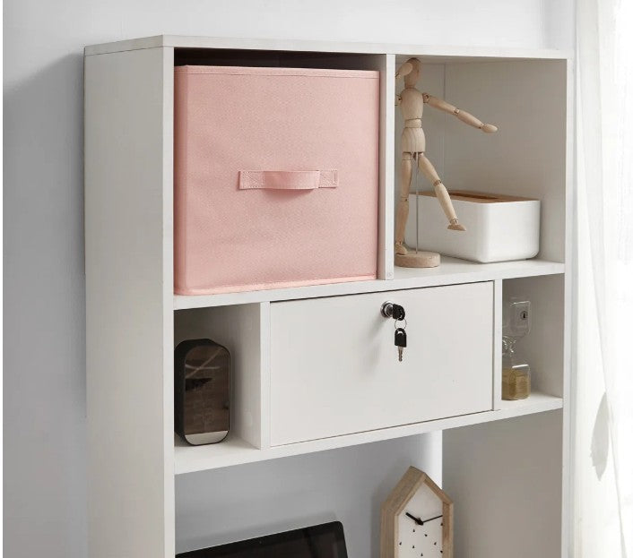 Fold Up Cube TUSK College Storage Rose Quartz