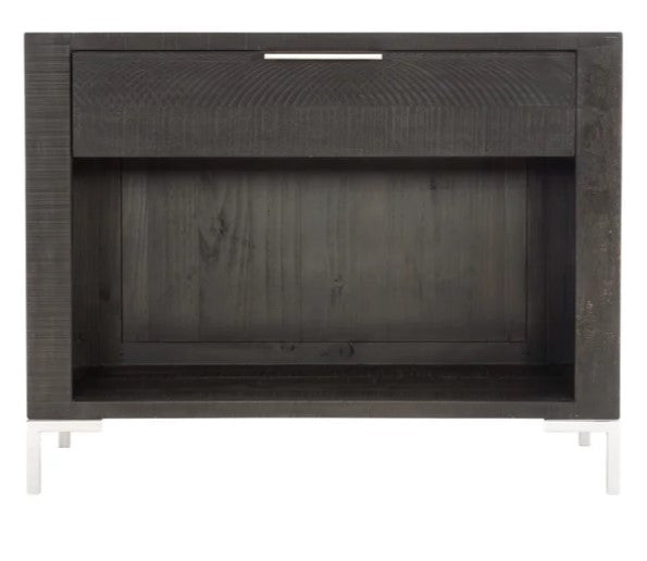 Logan Square Drawer Wood Nightstand