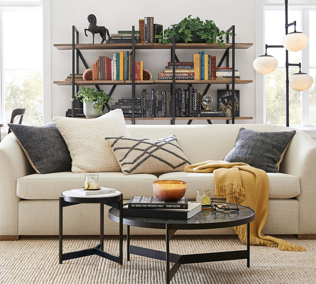 Faye Linen Textured Pillow COVER ONLY CHARCOAL