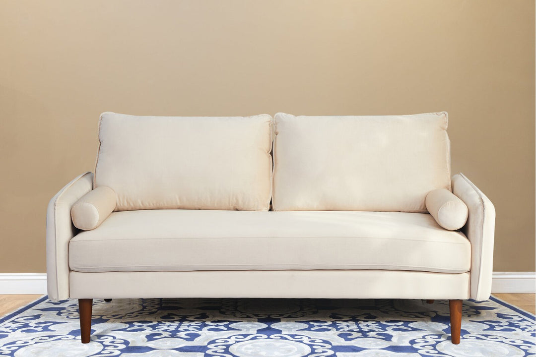 Fabric Three Sofa Soft Tufted Upholstered Couch