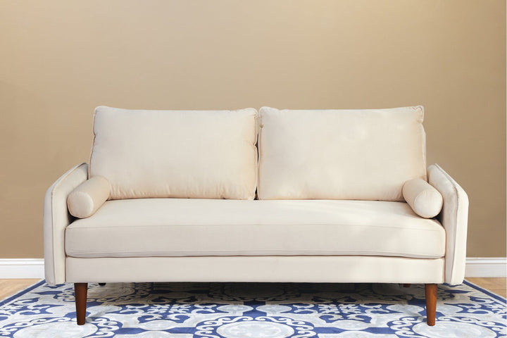 Fabric Three Sofa Soft Tufted Upholstered Couch