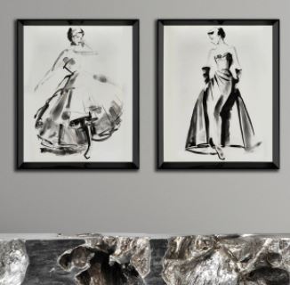 Vintage Sketch With Frame