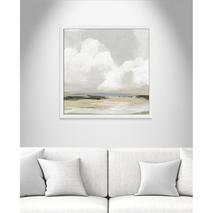 Soft Clouds by Unknown With Frame-33"X33"