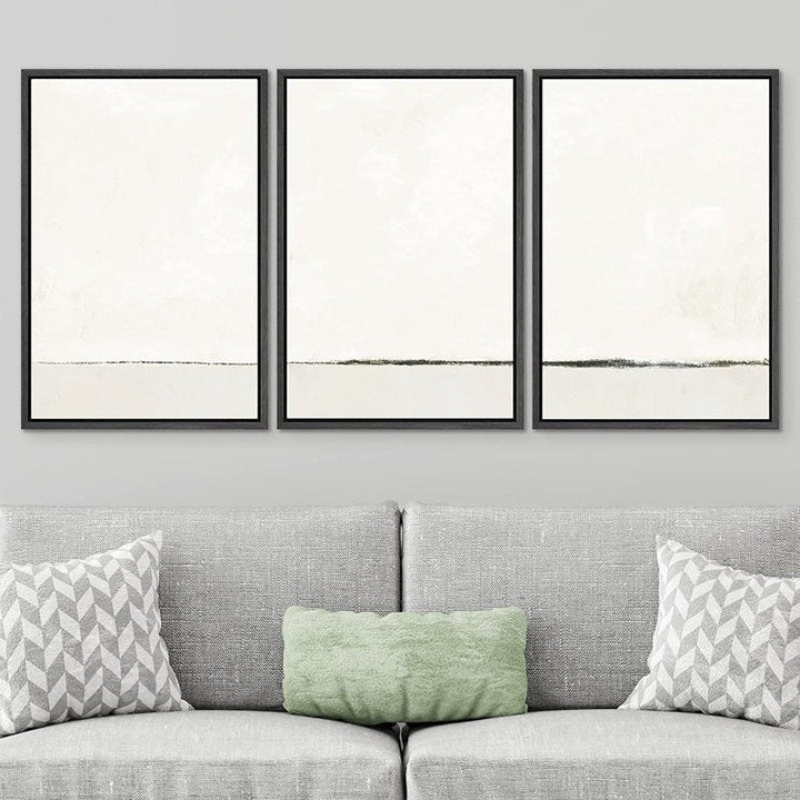 Duotone Gray White Grunge Pastel Landscape 1