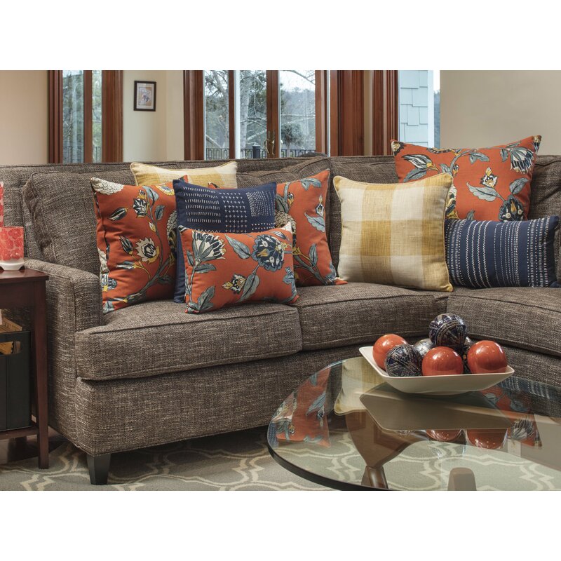 Tribal Cotton Throw Pillow With Insert-16.5"x16.5"