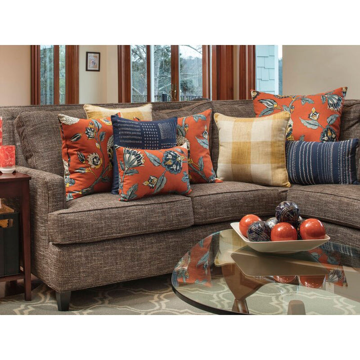 Tribal Cotton Throw Pillow With Insert-16.5"x16.5"