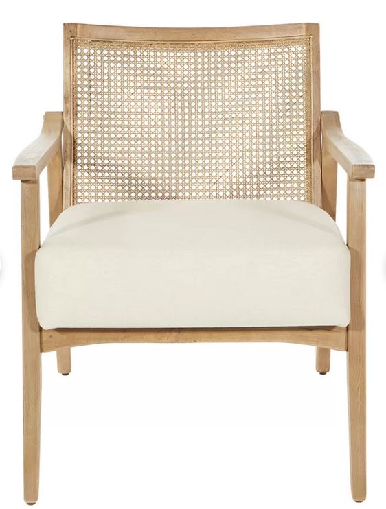 Wide Polyester Armchair