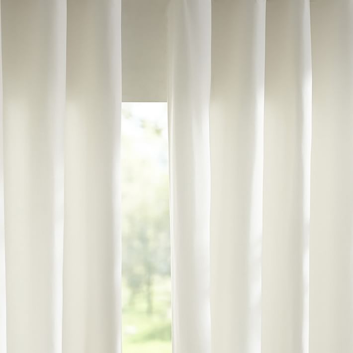 Sunbrella Indoor Outdoor Solid Cast Curtain Pumice
