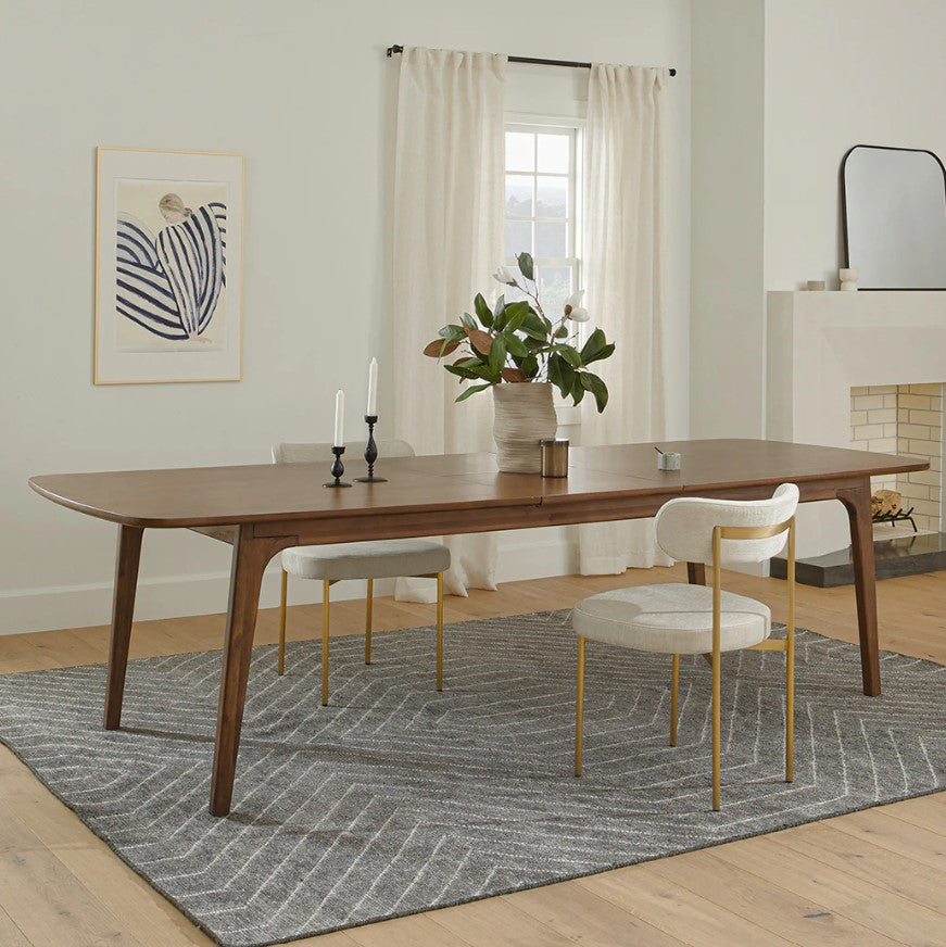 Plumas Walnut Dining Table Extendable