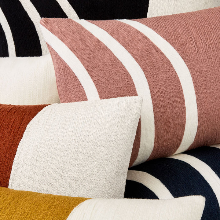 Crewel Rounded Pillow Cover