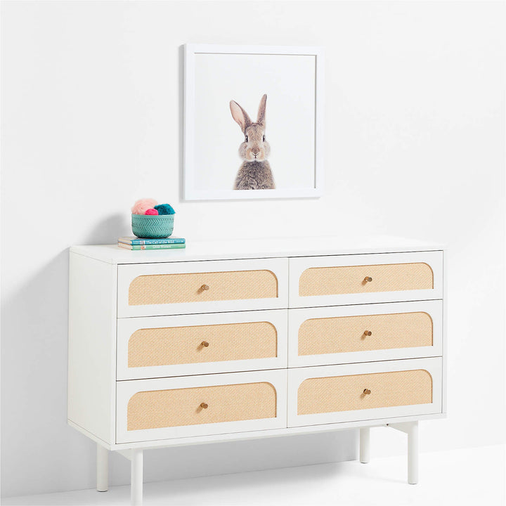 Baby Bunny Framed Wall Art-20"x20"