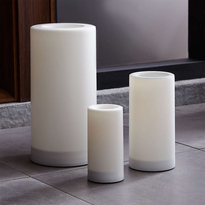 Indoor and Outdoor 3x6 Pillar Candle with Timer