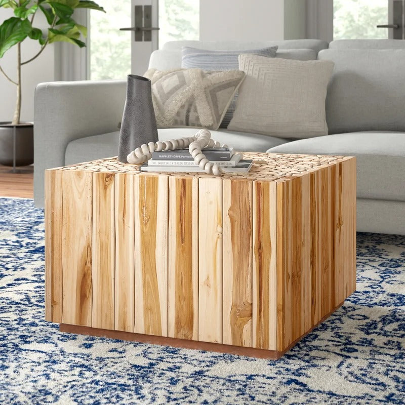 Fonda Solid Wood Coffee Table