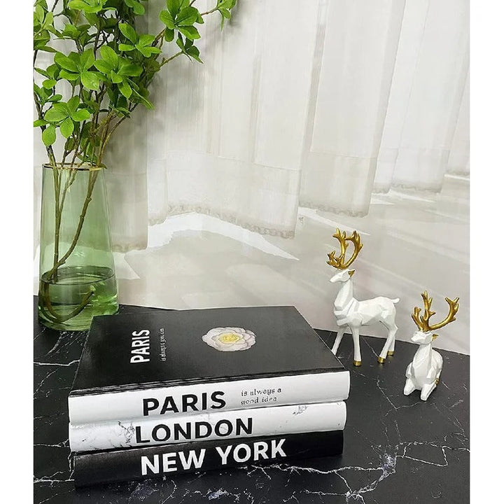 3 Piece Kitson Fashion Decorative Book Set (Set of 3)