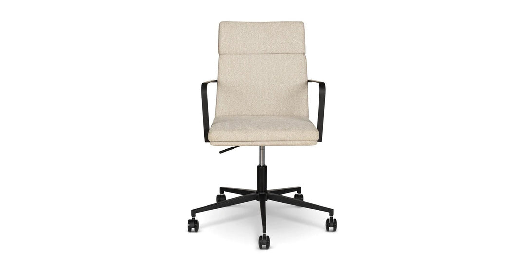 Gerven Cobblestone Ivory Office Chair