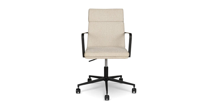Gerven Cobblestone Ivory Office Chair