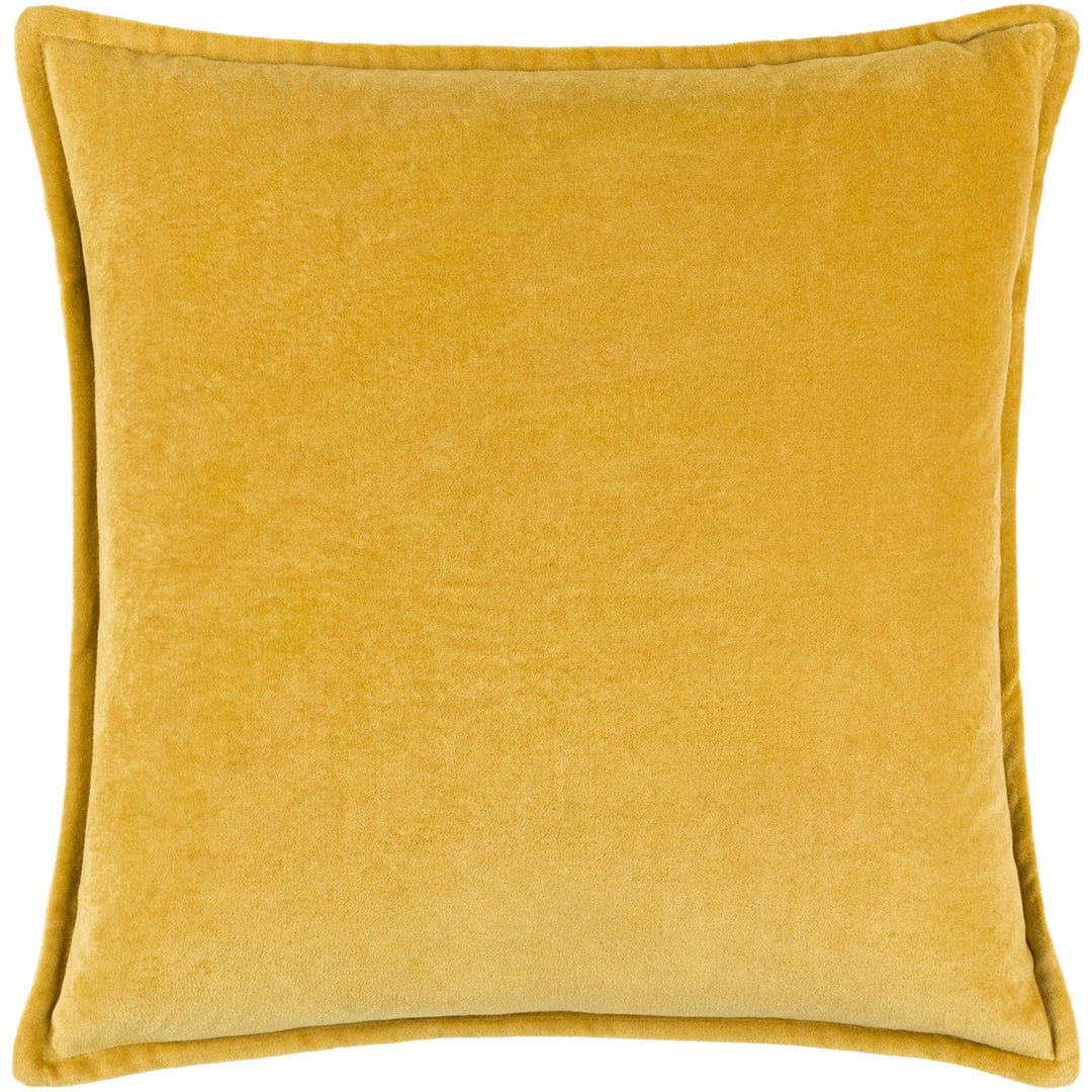 Cotton Velvet Pillow With Insert 18"x18"