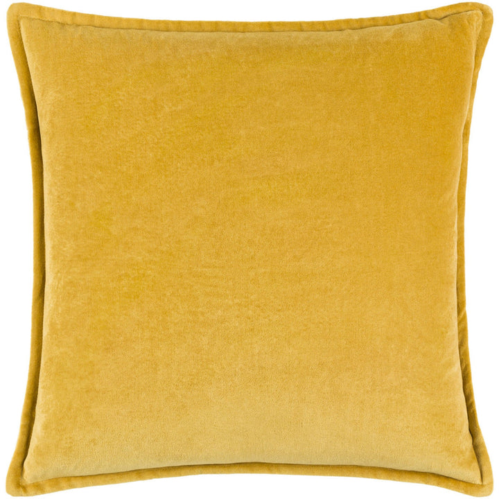 Cotton Velvet Pillow With Insert 18"x18"
