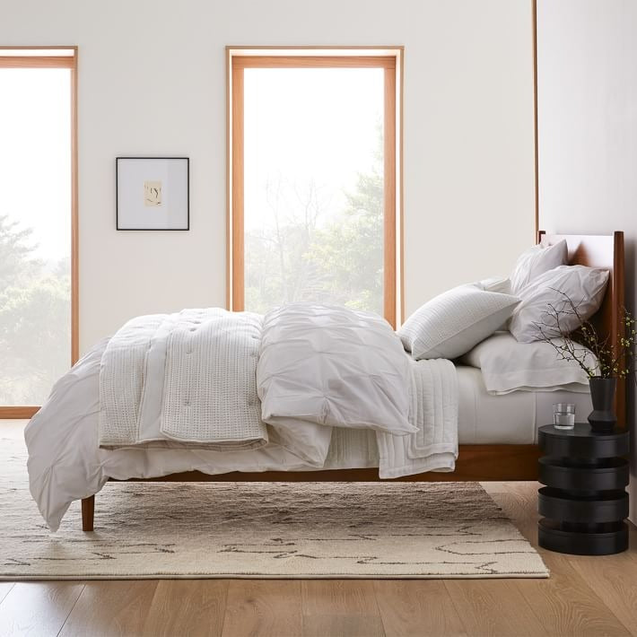Organic Cotton Pintuck Duvet