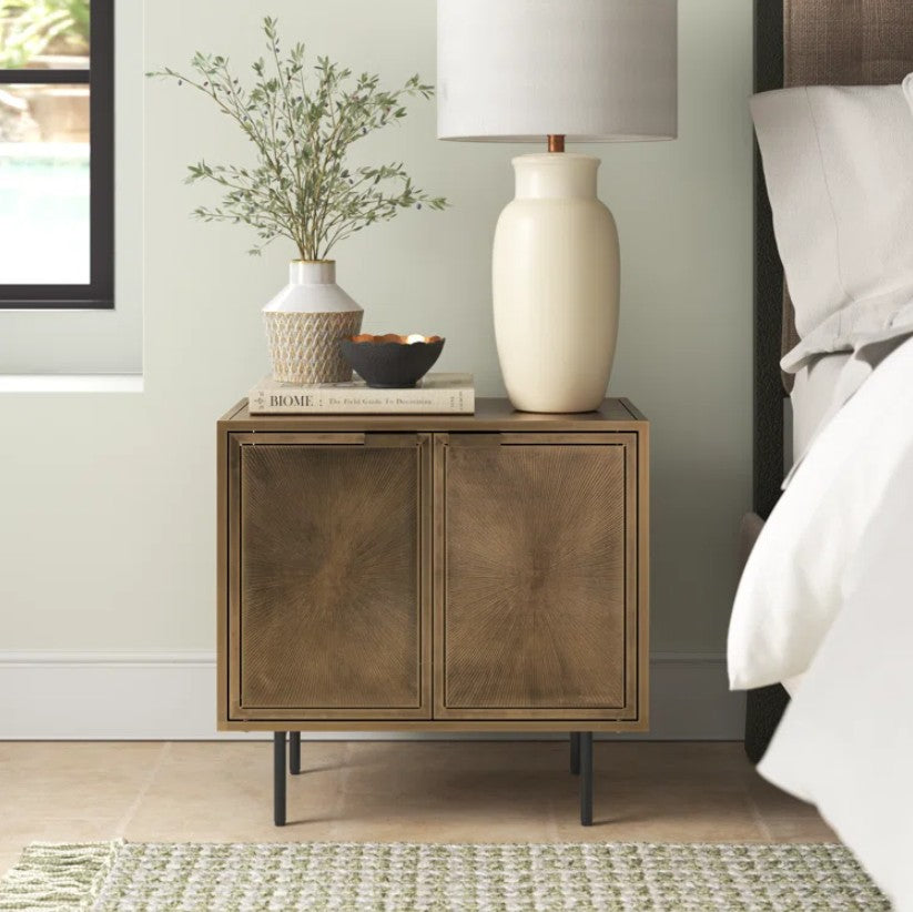 Melissa Metal Accent Cabinet