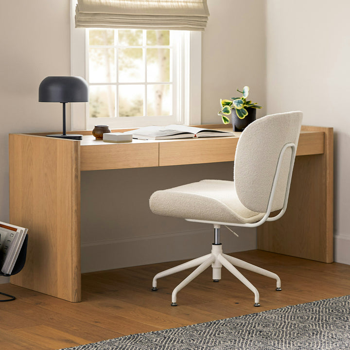 Torme 70 Desk White Oak
