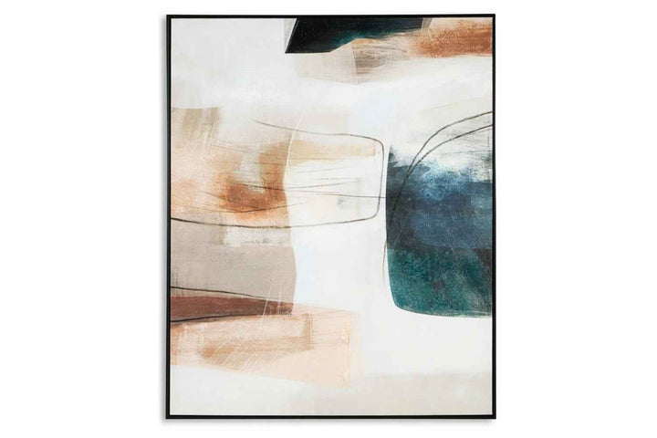 Framed On Canvas Painting-50"x39.4"