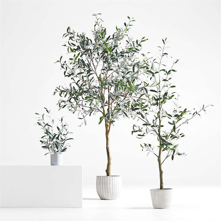 Potted Faux Olive Tree