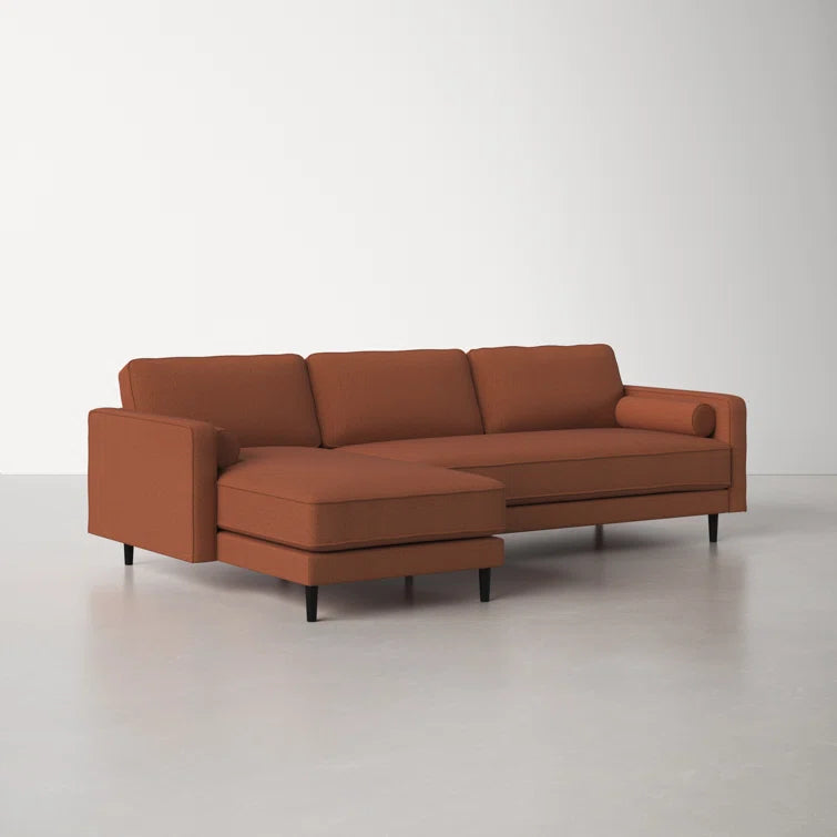 Curt 103" Wide Polyester Blend Sofa & Chaise