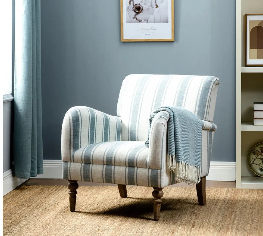 Arching Upholstered Armchair
