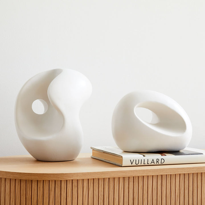 Alba Wood Sculptural Objects Medium