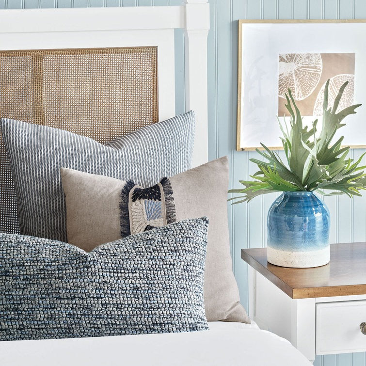 Beau Polyester Abstract Pillow Cover and Insert