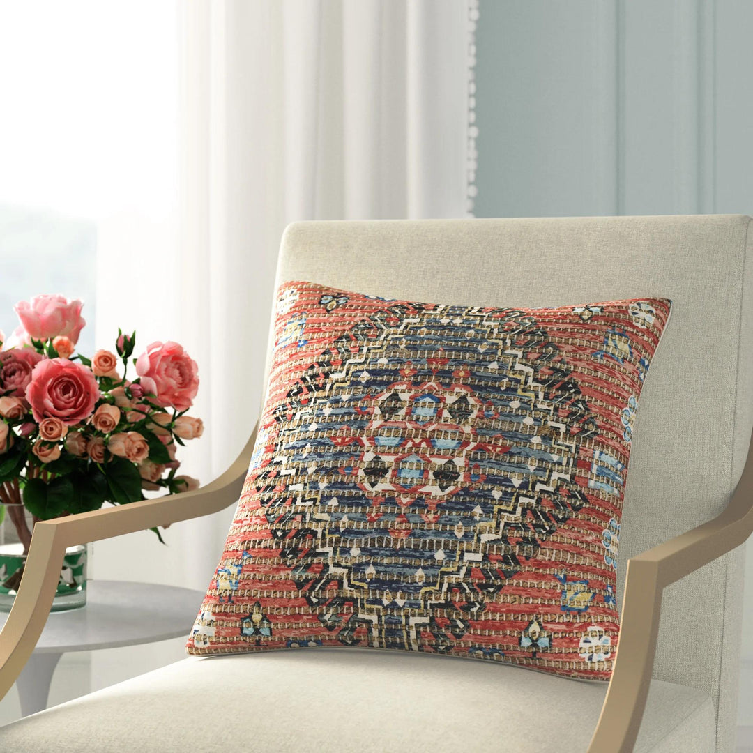 Vince Embroidered Throw Pillow-18"x18"