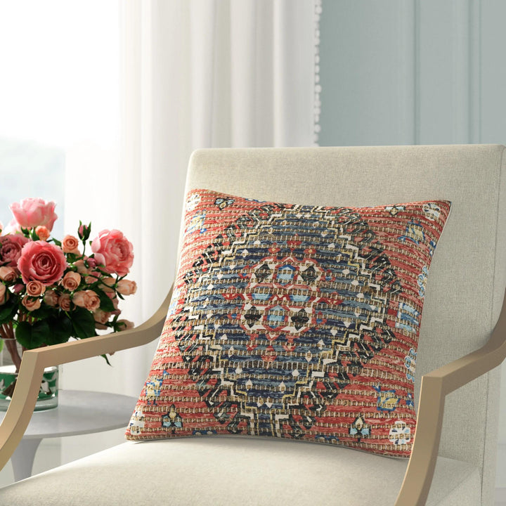 Vince Embroidered Throw Pillow-18"x18"