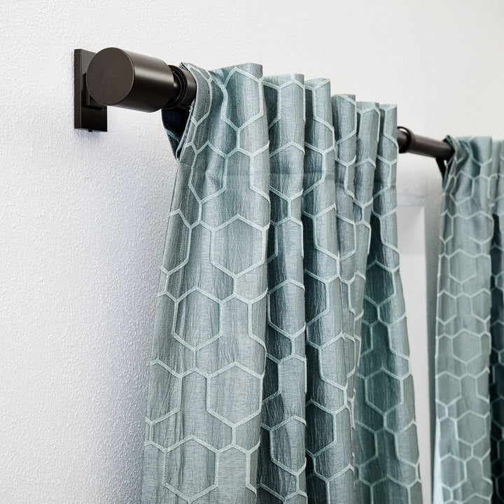 Honeycomb Jacquard Curtain Stormy Sea 84