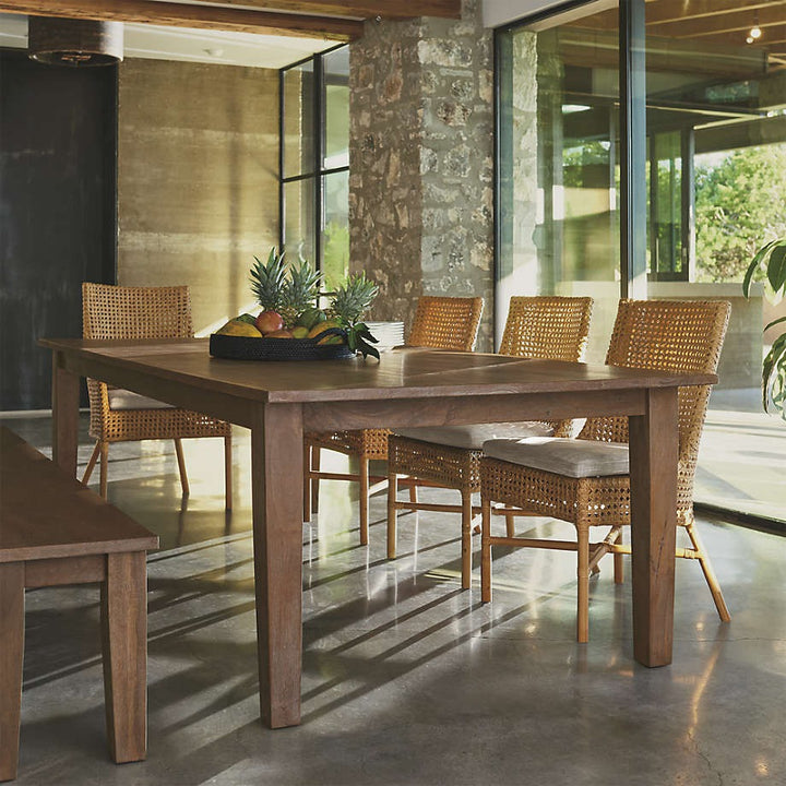 Basque Grey Wash 82 Dining Table