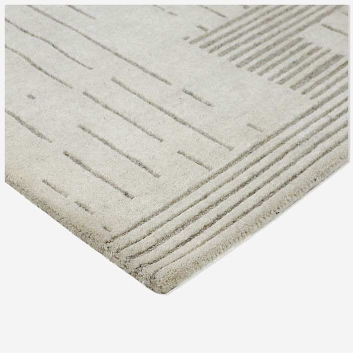 Painted Mixed Stripes Rug-2'5"x12'