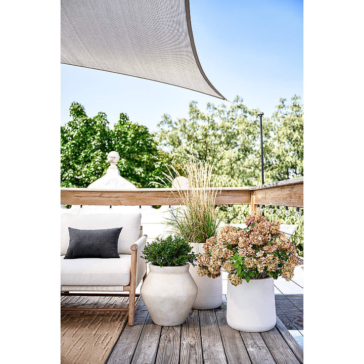 Saabira Fiberstone  IndoorOutdoor Planter Taup