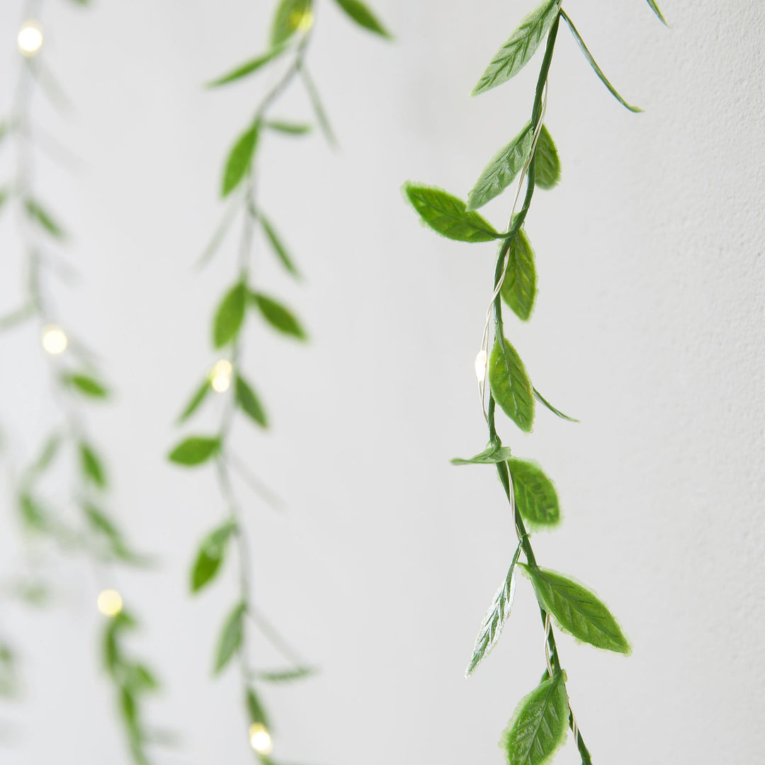 Curtain Leaf Waterfall String Lights