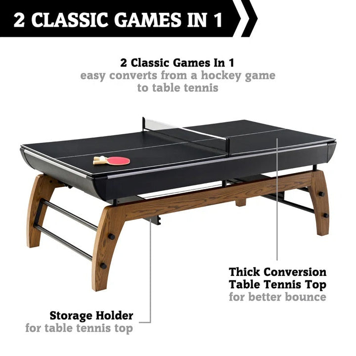 Hall Of Games Air Powered Hockey Table With Table Tennis